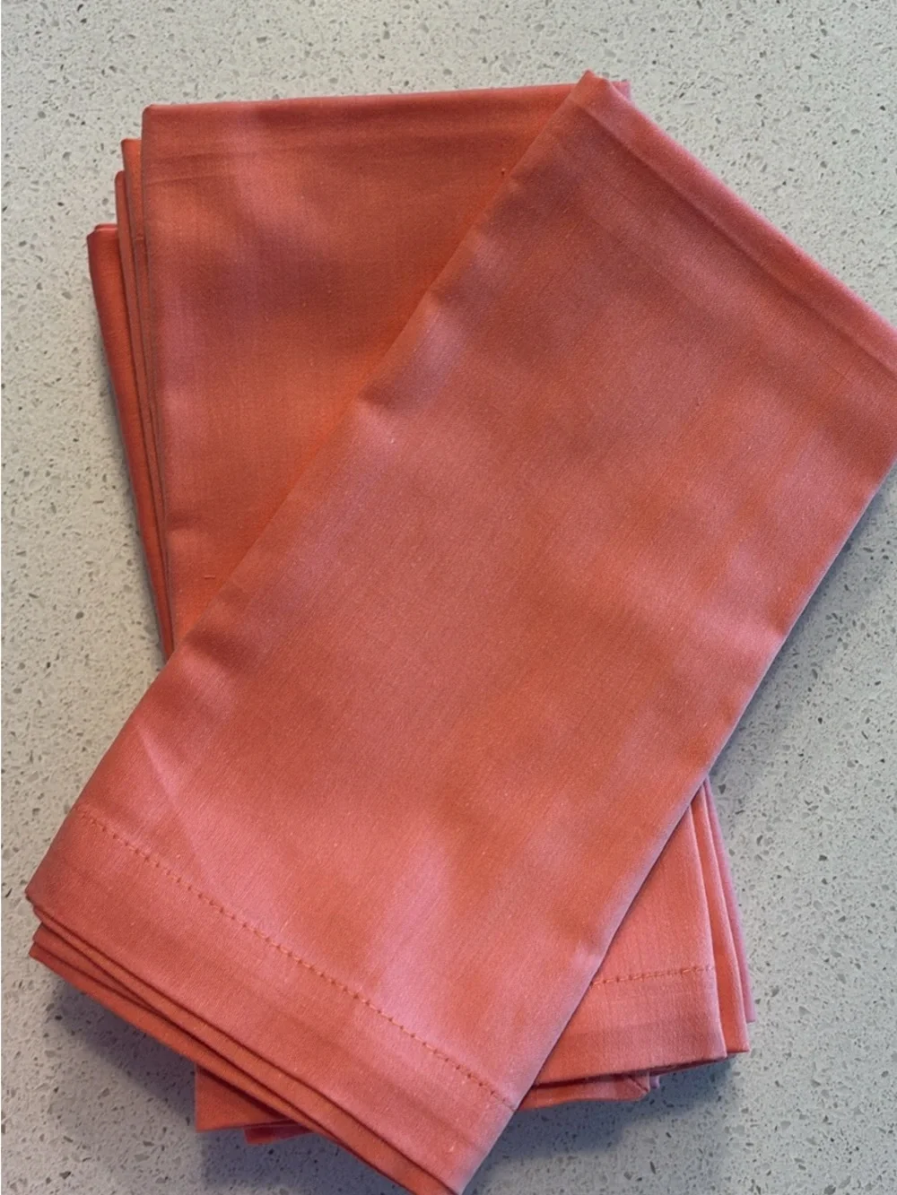 Cloth Napkins, Coral (Set of 10)